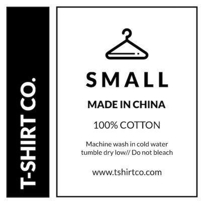 T Shirt Tag Template T Shirt Label Maker Design Templates to Make Beautiful