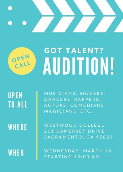 Talent Show Flyer Template Customize 127 Talent Show Flyer Templates Online Canva