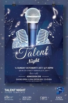 Talent Show Flyer Template Talent Show Flyer Template Cliparts