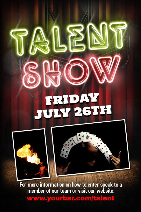 Talent Show Flyer Template Talent Show Flyer Template