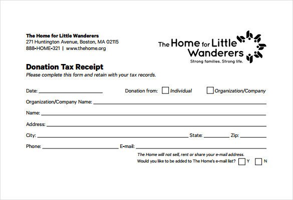 Tax Donation form Template 20 Donation Receipt Templates Pdf Word Excel Pages