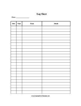 Temperature Log Template Excel 5 Log Sheet Templates Free Sample Templates