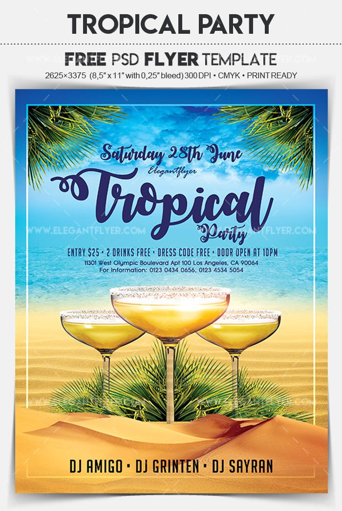 Templates for Flyers Free 30 Premium &amp; Free Psd Summer Party Flyer Templates for