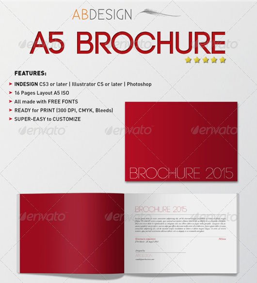 Templates for Flyers Free 40 High Quality Brochure Design Templates – Bashooka