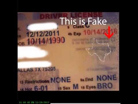 Texas Temporary Paper Id Fake Fake Id Catch A Fake Texas Id