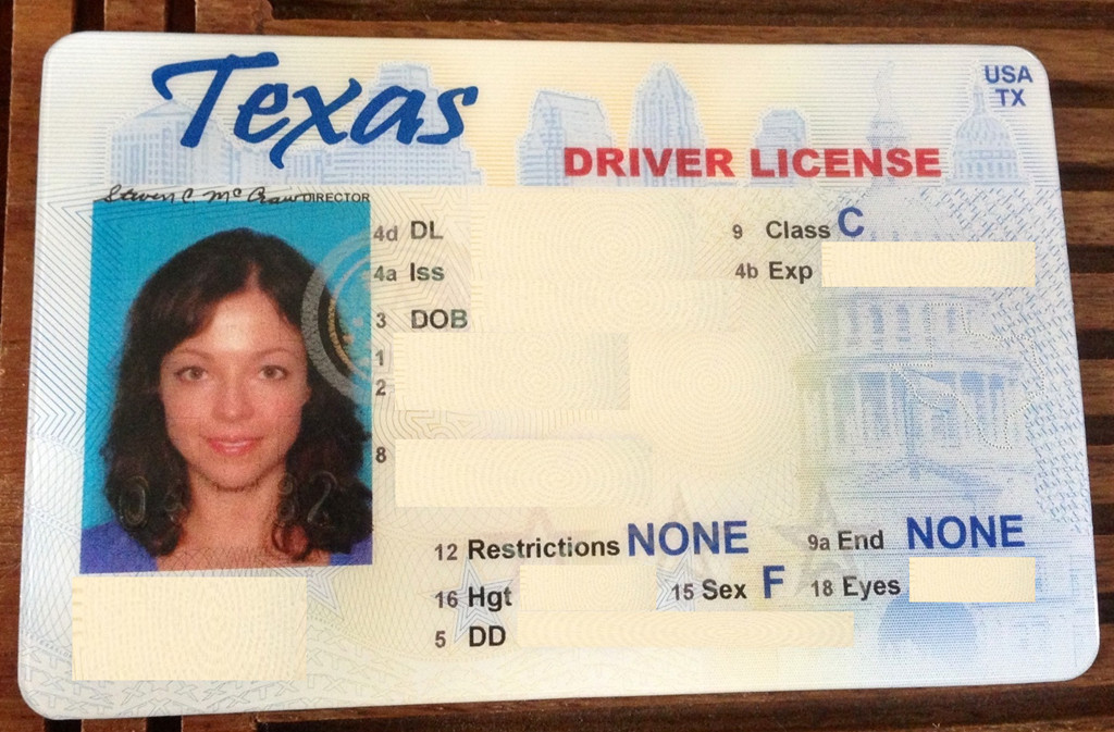 Texas Temporary Paper Id Fake Out with the Old In with the New