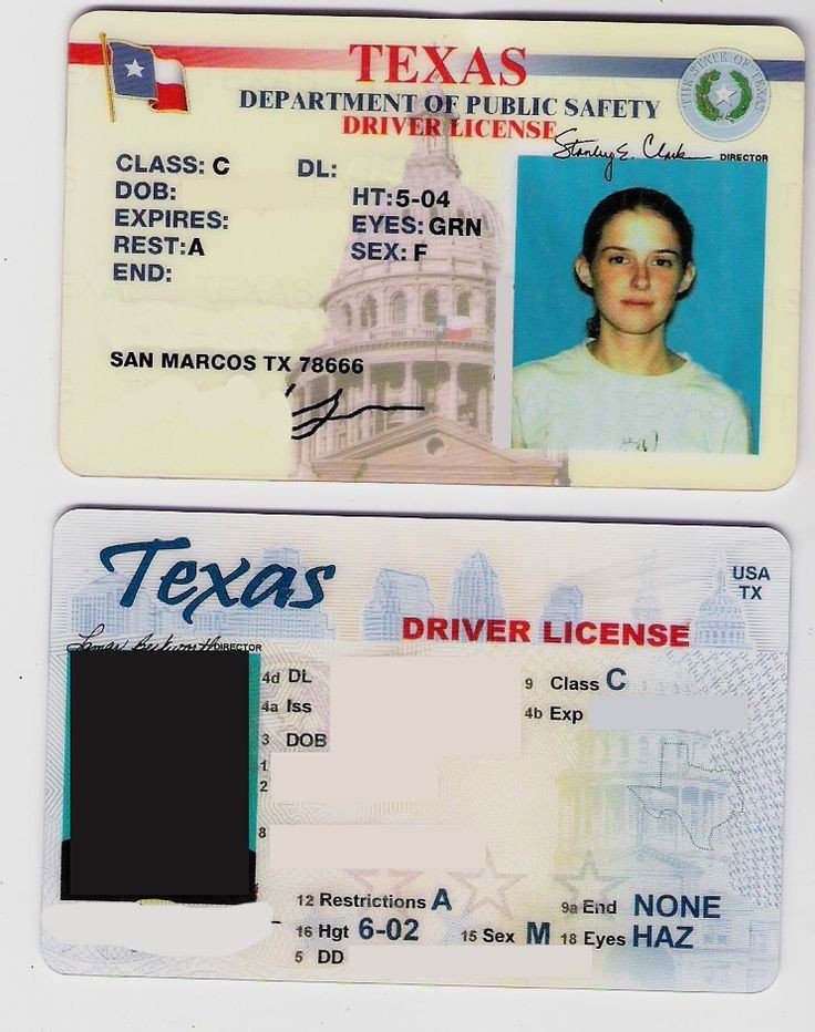 Texas Temporary Paper Id Fake Two Texas Fake Drivers Licenses Cards Download the Id