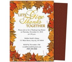 Thanksgiving Invitation Templates Free Word Thanksgiving Party Invitations Templates On Pinterest