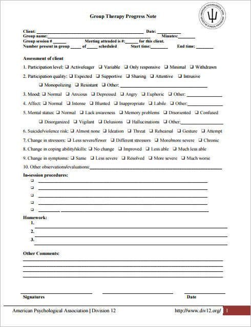 Therapist Progress Notes Template 13 Best Progress Notes Images On Pinterest