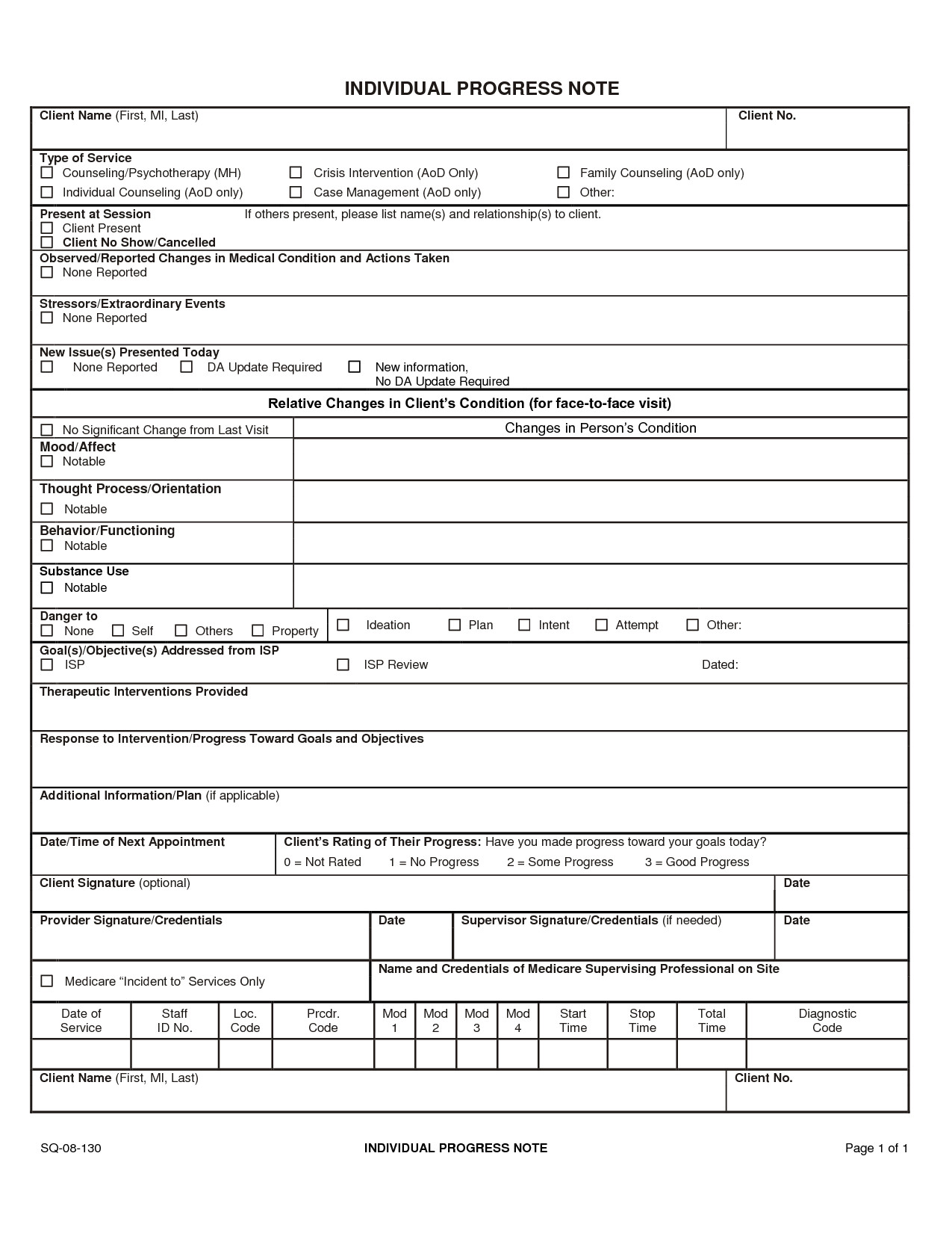 Therapist Progress Notes Template Psychotherapy Progress Notes Template Google Search