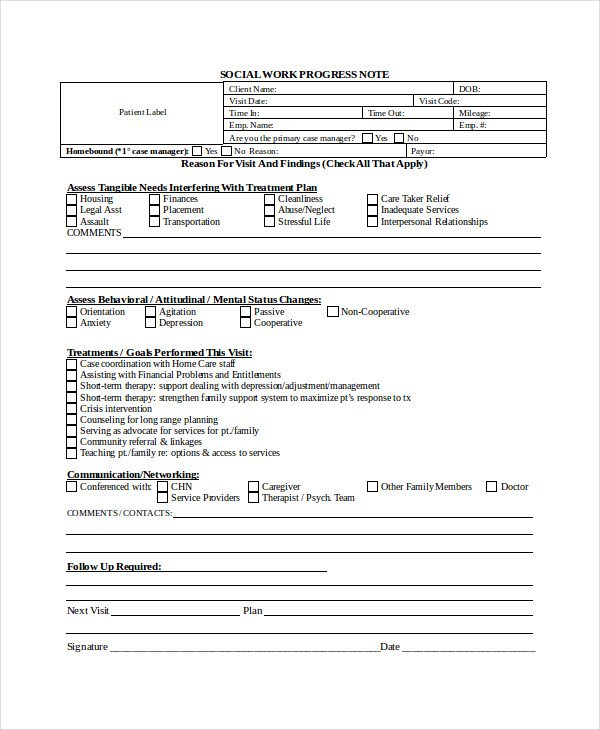 Therapist Progress Notes Template therapy Notes Template – Emmamcintyrephotography