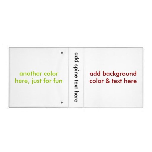 Three Ring Binder Spine Template 2" Three Ring Binders Easy Template
