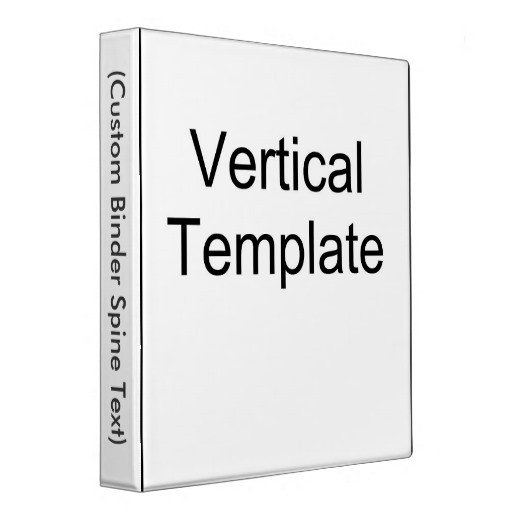 Three Ring Binder Spine Template Vertical Template 3 Ring Binders