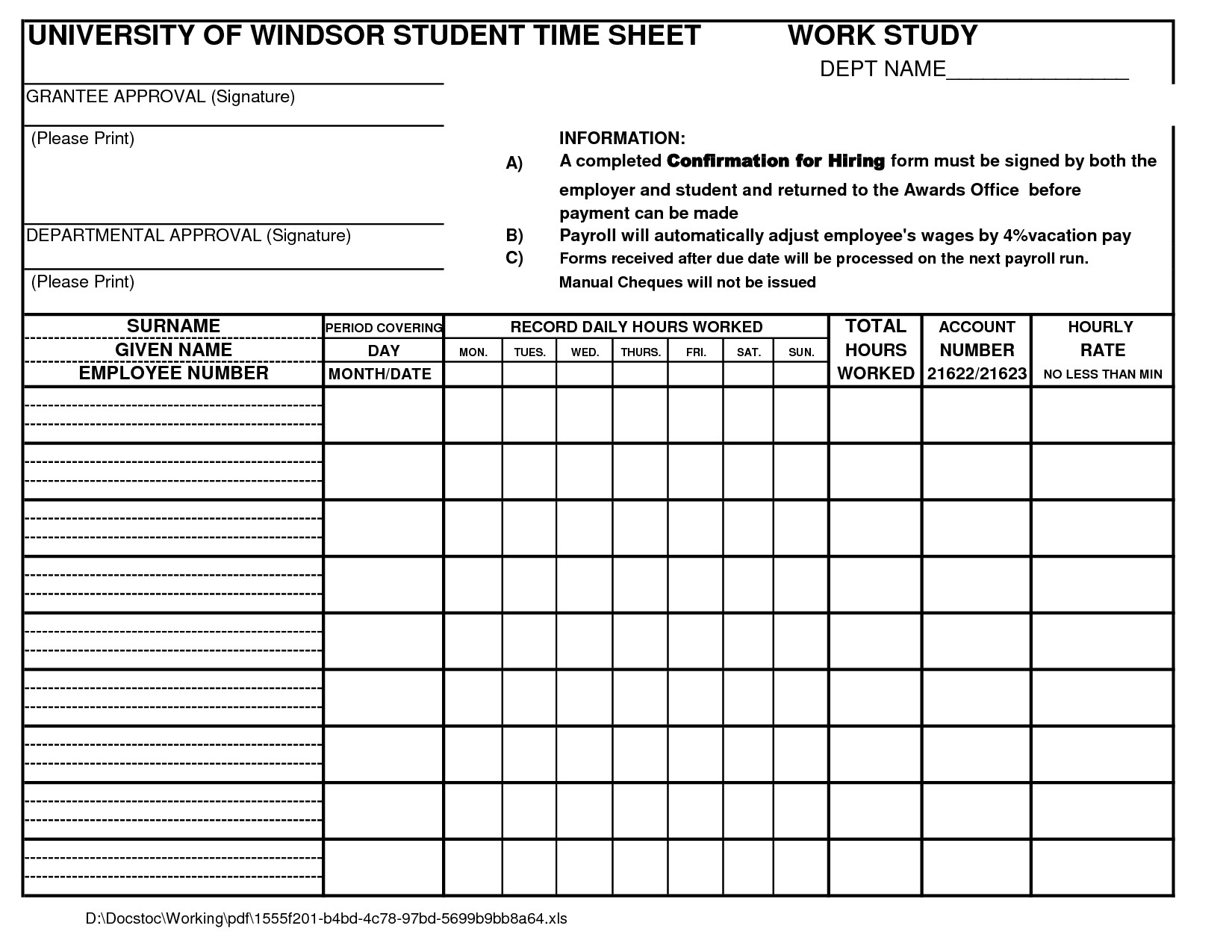 Time Study Templates Excel 9 Best Of Time Study Worksheet Time Management
