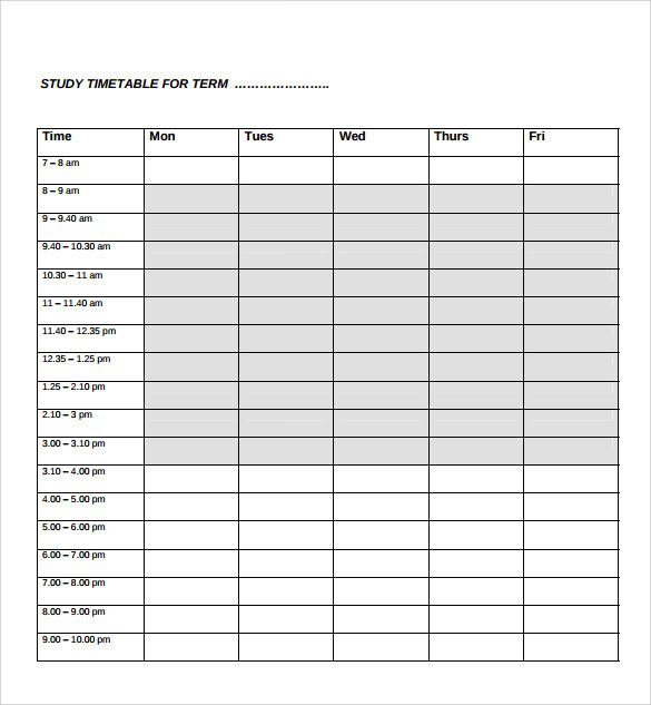 Time Study Templates Excel Sample Time Study Template 5 Documents In Pdf