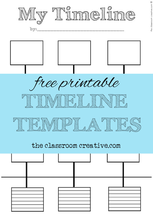 Timeline Examples for Students Free Printable Timeline Templates theclassroomcreative
