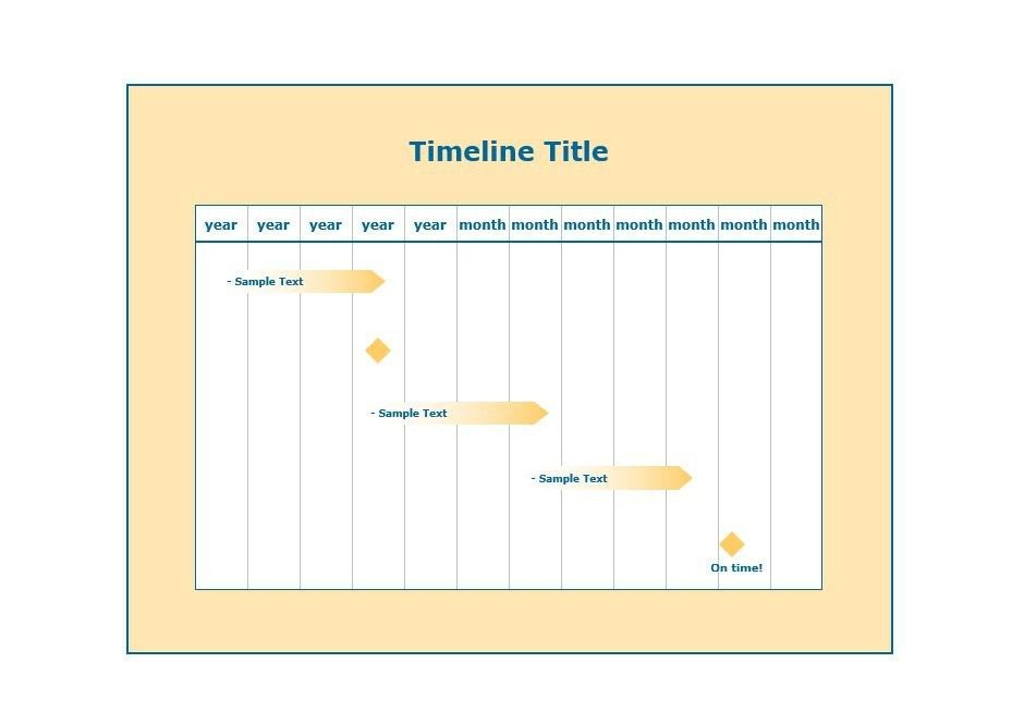 Timeline Template for Word 30 Timeline Templates Excel Power Point Word