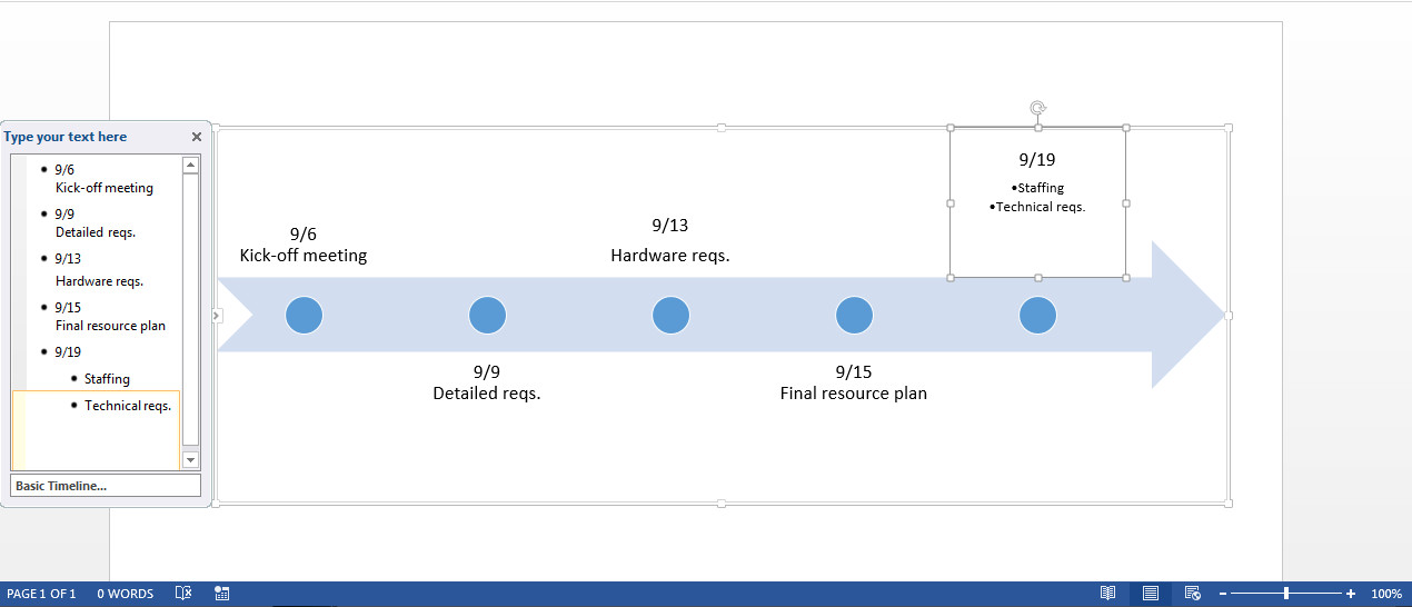 Timeline Template Microsoft Word Free Timeline Template In Word
