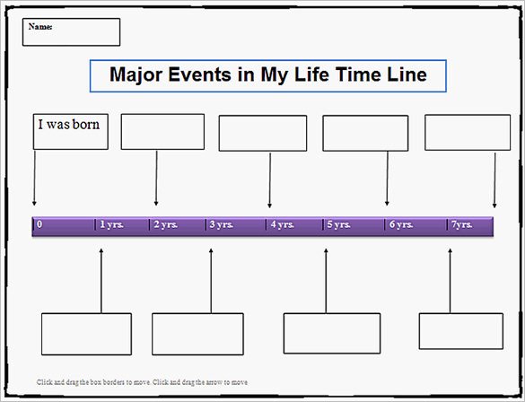 Timeline Templates for Kids 18 Personal Timeline Templates Doc Pdf
