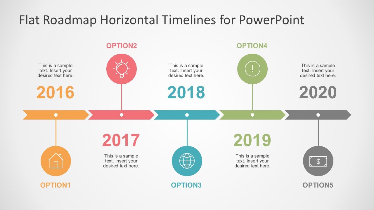 Timeline Templates for Powerpoint Flat Timelines Powerpoint Templates