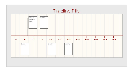 Timeline Templates for Word Timeline