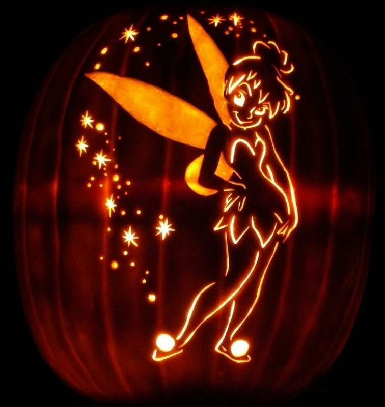 Tinkerbell Pumpkin Carving Templates Pin by Jennie Zarcufsky On Halloween