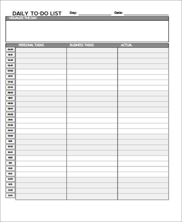 To Do List Template Word Business to Do List Templates Free Word Pdf format
