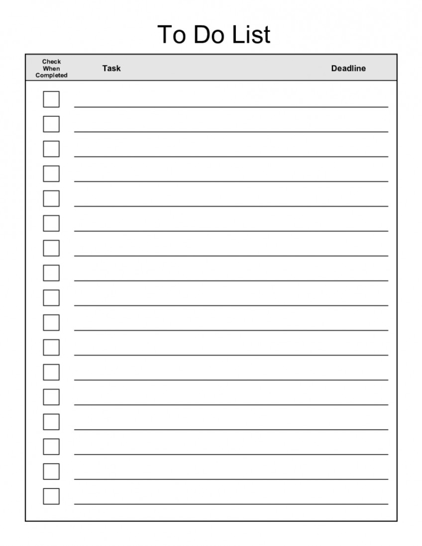 To Do List Template Word Task Management Template Worksheet Calendar Printable