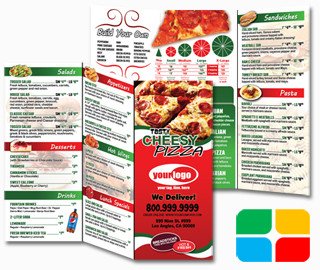 To Go Menu Template Pizza to Go Menus Design and Print Templates 8 5 X 11