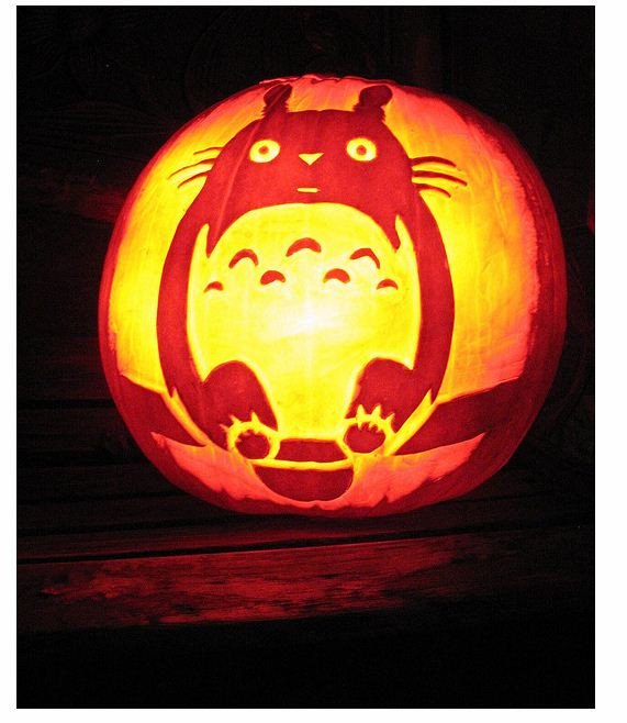 Totoro Pumpkin Stencils totoro Jack O’ Lantern Stencil – Biblioklept