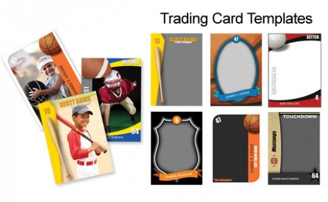 Trading Card Template Photoshop Trading Cards Shop Templates