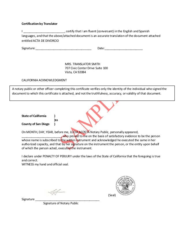 Translation Of Divorce Certificate Template Divorce Decree Translation Pdf