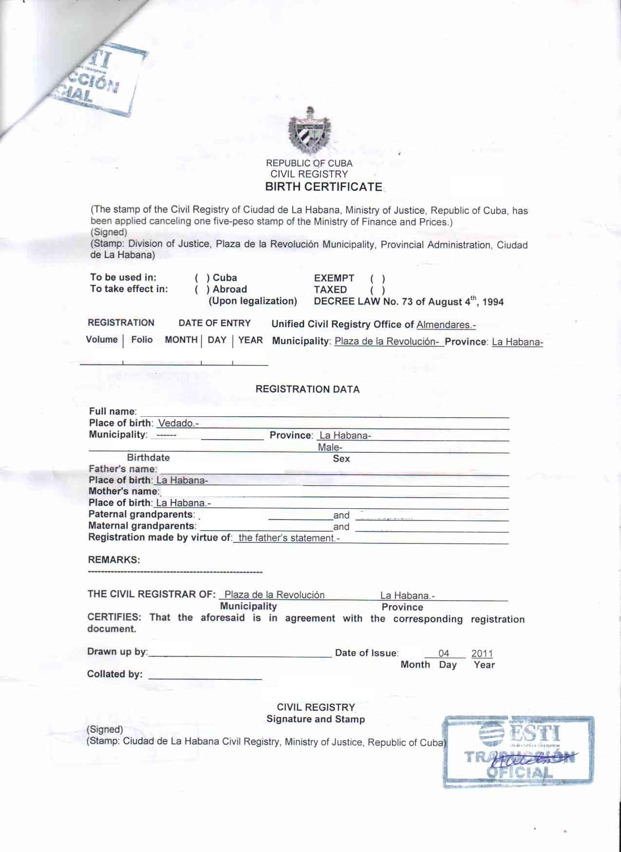 Translation Of Divorce Certificate Template Outsource Spanish Translation to Outsource2india