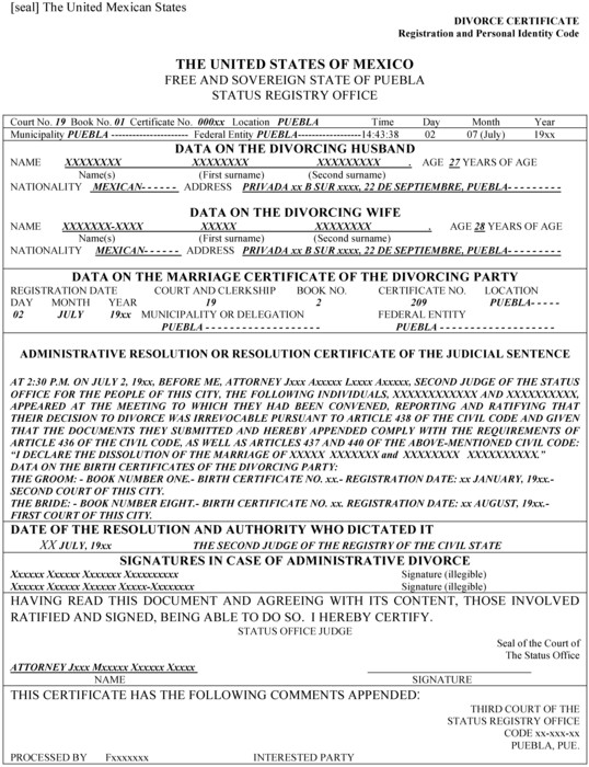 Translation Of Divorce Certificate Template Templating as A Strategy for Translating Ficial… – Meta