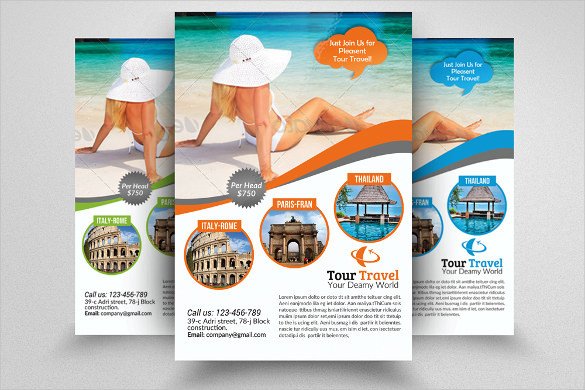 Travel Flyer Template Free Travel Flyer Template – 43 Free Psd Ai Vector Eps
