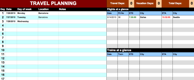 Travel Itinerary Template Google Docs 24 Google Docs Templates that Will Make Your Life Easier