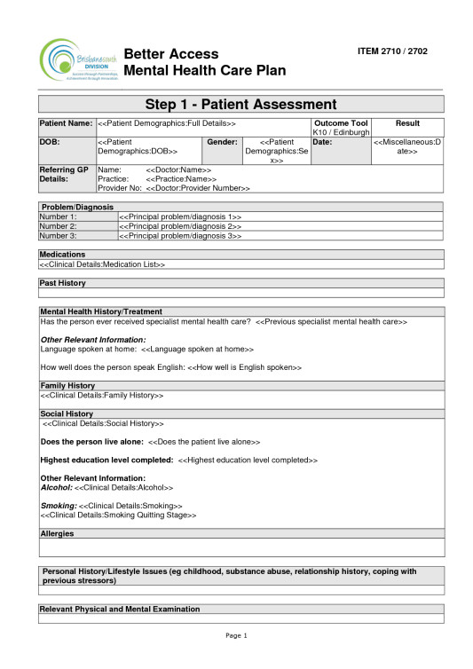 Treatment Plan Template Word 38 Free Treatment Plan Templates In Word Excel Pdf