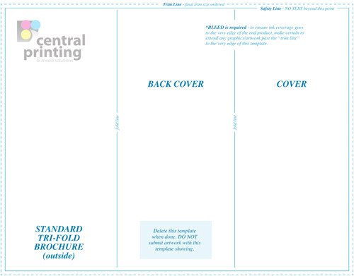 Tri Fold Brochure Template Illustrator Brochure Templates