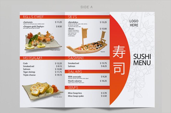 Tri Fold Menu Templates 51 Restaurant Menu Templates Design Psd Docs Pages