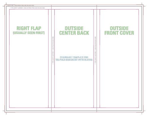 Tri Fold Table Tent Template Templates for Accurate Printing