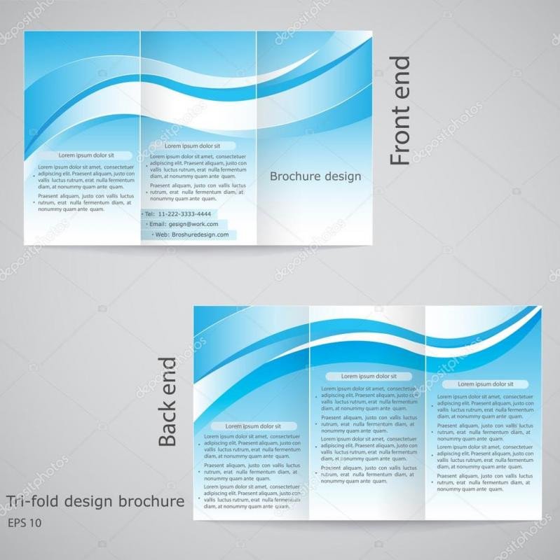 Trifold Template Google Docs Google Docs Tri Fold Brochure Template