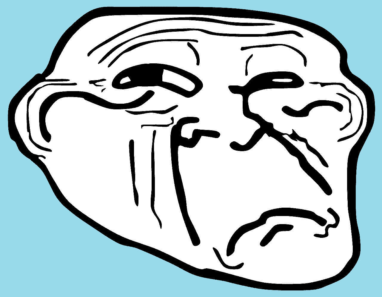 Troll Face Template [image ] Trollface Coolface Problem