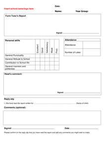 Tutoring Progress Report Template Report Writing and Templates by Annsp Uk Teaching