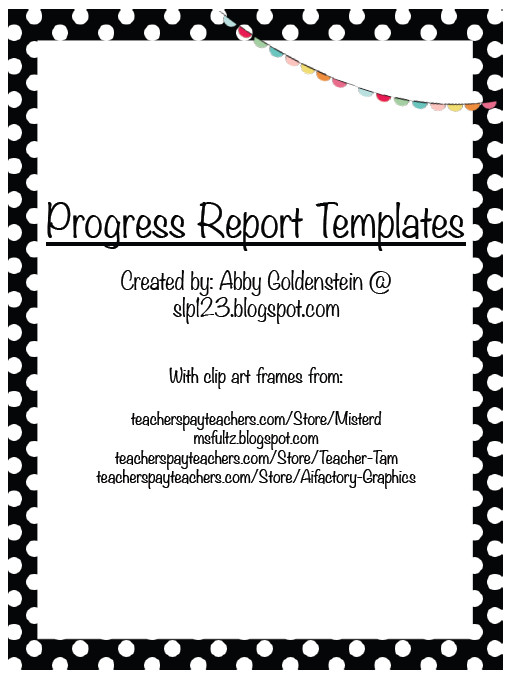 Tutoring Progress Report Template Schoolhouse Talk Freebie Progress Report Templates