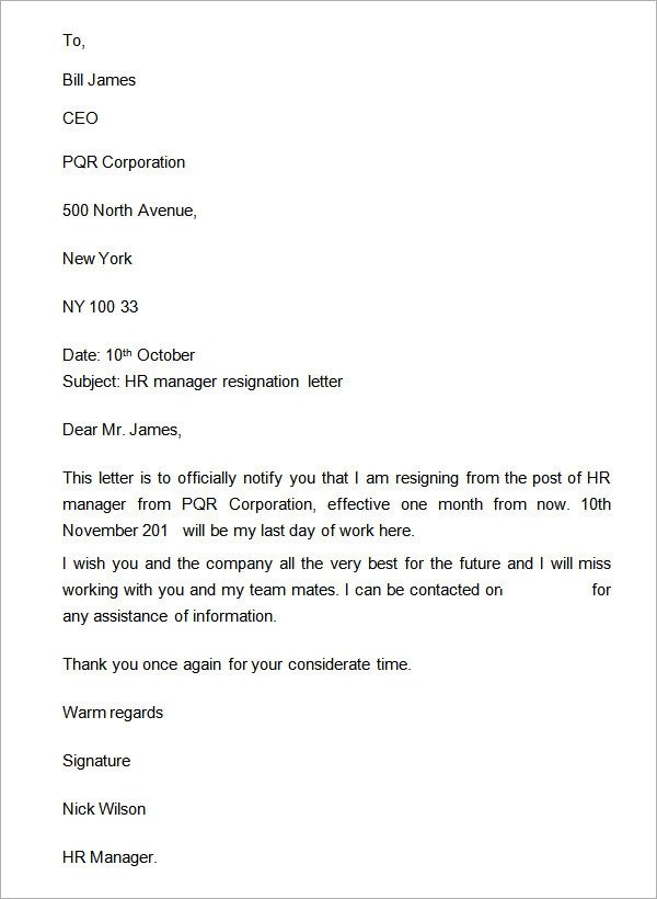 Two Weeks Notice Retail Two Weeks Notice Letter 12 Download Free Documents In Word