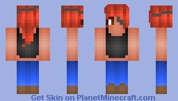 Undyne Minecraft Skin Human Undyne Undertale Minecraft Skin