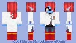 Undyne Minecraft Skin Little Sansy Underswap Undyne Minecraft Skin