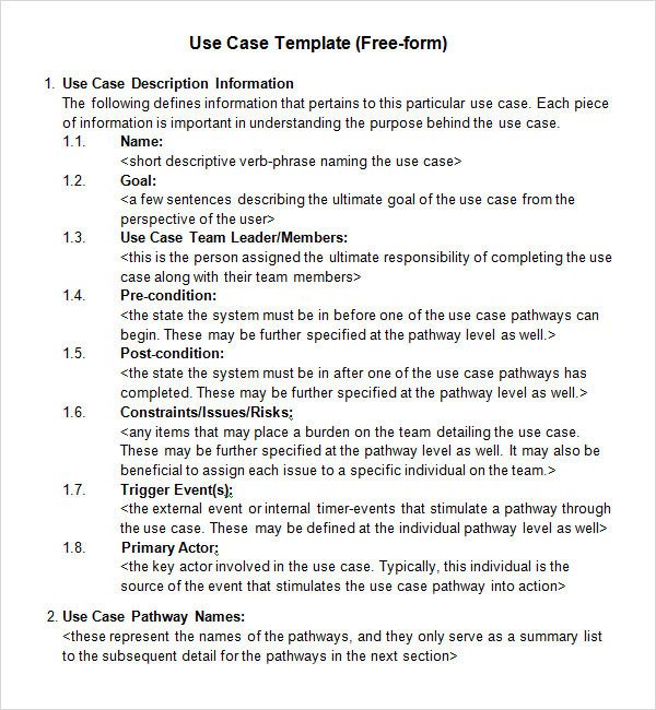 Use Case Templates Word Sample Use Case 6 Documents In Word Pdf Use Case Templates Word Sample Use Case 6 Documents In Word Pdf