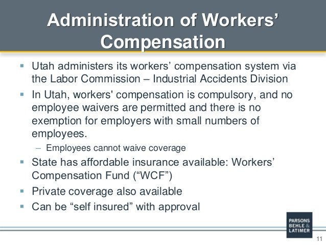 Utah Workers Compensation Waiver form Workers Pensation In Utah