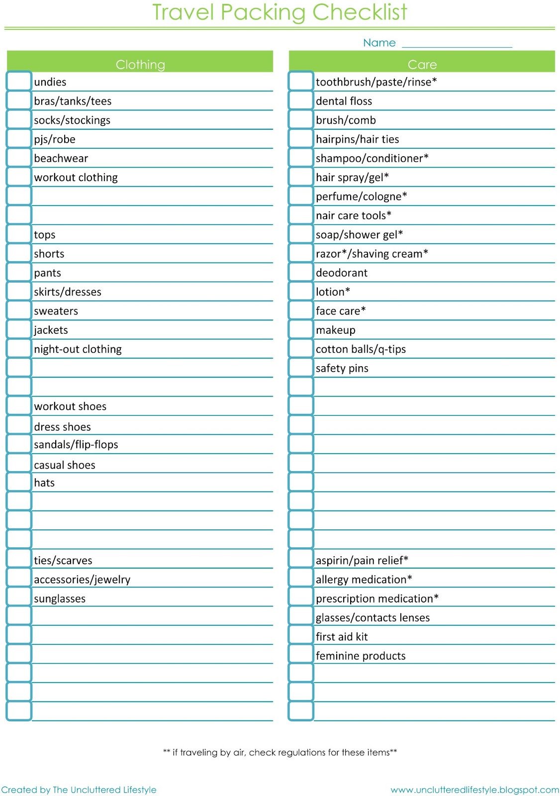 Vacation Packing List Template Finally Here Home Management Binder Printables Find